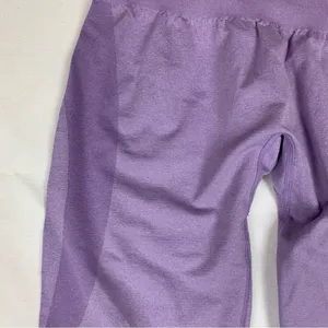 Nvgtn women's medium light purple seamless leggings athletic gym workout thumbnail 5