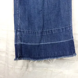 Abercrombie & Fitch Cropped Stovepipe Jean Women 4R X 24.5 Blue Wide Leg Raw Hem thumbnail 4