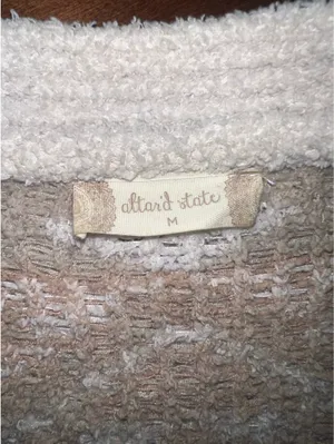 Altar'd State Oversized Boho Knit Cardigan Medium thumbnail 3