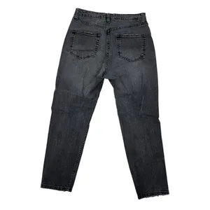 Wilde fable high rise mom jeans black distressed ankle length size 4 casual thumbnail 4