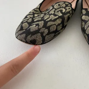 J. Crew women’s metallic leopard smoking slippers‎ loafers shoes size 10 thumbnail 6