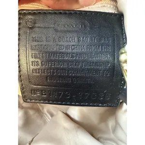 Coach‎ Aubrey Tote Bag Purse Large Designer Y2K Retro Luxury Cream Black Logo thumbnail 6