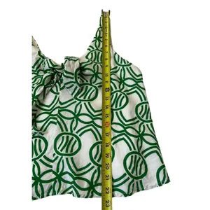 Maeve Green & White Shirt Women Top Size Small | 57-53 thumbnail 7