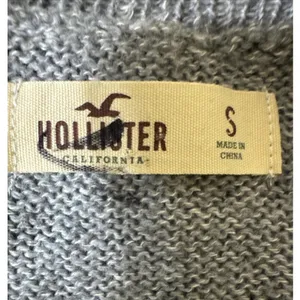 y2kWomen's‎ Hollister Aztec Cardigan Sweater Vest Sweater Button Down Sz S GOTH thumbnail 4