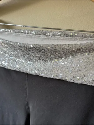 Aerie Sequin Foldover Leggings thumbnail 3