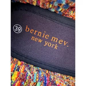 Boho Multicolor Woven Mary Jane Platform Wedge Shoes EU 39 Colorful Eclectic thumbnail 7