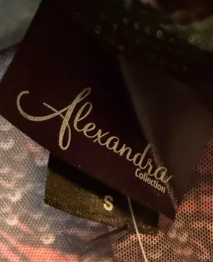 Alexander Collection Alexandra Collection Rose Mesh Leotard Multiple thumbnail 5