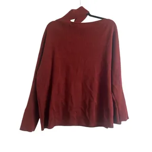 ✨Oak + Fort Cutout Maroon Sz Small Sweater✨ Red thumbnail 5
