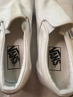 Vans White Slip On Sneakers Size 5 Project‎ thumbnail 4
