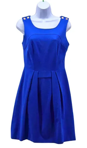 Trina Turk‎ Fit And Flare Party Dress Blue 4 thumbnail 1