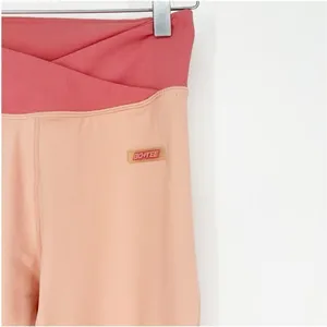 Bo+Tee High Rise Crossover Waist‎ Active Leggings Women's XS Pilates Princess thumbnail 6