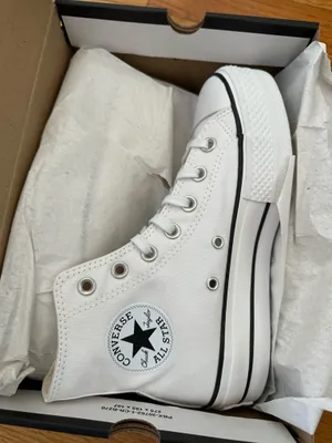 Converse High-Top Platform White thumbnail 1