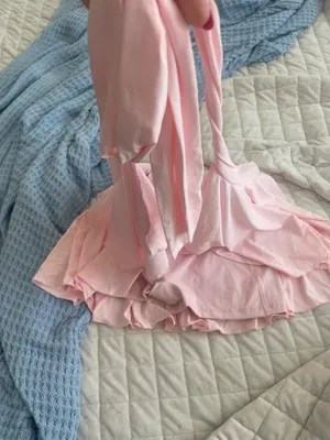 Kimberly Baby pink wrap athletic skirt thumbnail 2