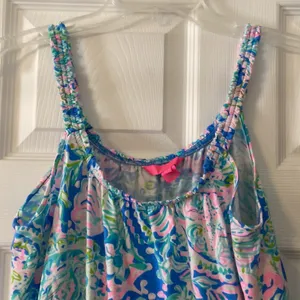 Lilly Pulitzer Summer Dress size S length 32” bust 32” Sleeveless Tiered Dress thumbnail 4