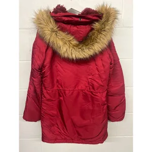 Alpha industries Sz Small Red Faux Fur Hood N-3B Waterproof Winter Parka jacket thumbnail 9