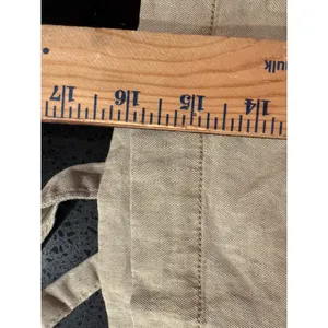 Faherty‎ Women Khaki Tan Linen Blend Pleated Tie Waist Shorts Size S High Rise thumbnail 7