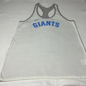 Nike Dri-FIT San Francisco Giants Tank Top Gray Racerback MLB Women Large‎ thumbnail 1