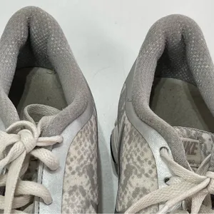 Nike 5.0 Wmn 8 695168-002 Silver White Animal Print Light Running Sneakers Shoes thumbnail 5