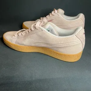 Puma Pink Suede Platform Jewel Gum Sole Size 8 thumbnail 4