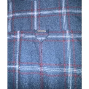 Prana Loop to Pines Organic Cotton Flannel Dress Blue Womens‎ Sz S Relaxed Plaid thumbnail 10