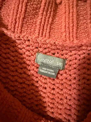 Coral VNeck Sweater thumbnail 2