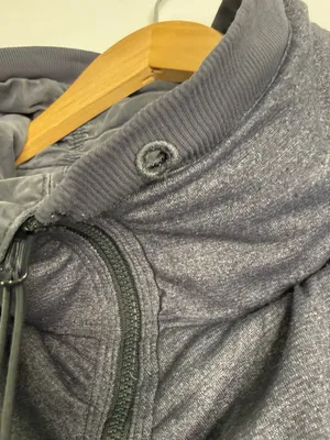 Lululemon Reversible Zip Jacket Gray Ruched Yoga Jacket Size 10 thumbnail 6
