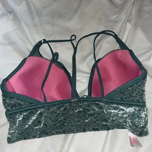 PINK Velvet Bralette thumbnail 2