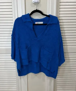Free people terrycloth top thumbnail 1