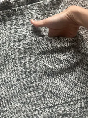 Le Lis Black and White Tweed Patch-Pocket Mini Skirt thumbnail 3