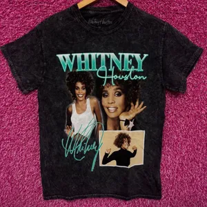Whitney Houston My Love is Your Love Collage Dance Pop Tee M thumbnail 1