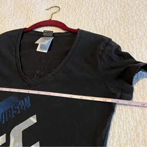 ✨ Harley‎ Davidson Black Blue UFC Waterloo Iowa Shirt Small thumbnail 7