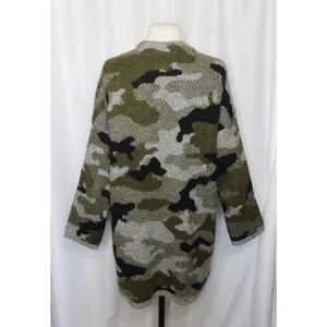 ANTHROPOLOGIE Vero Camo Cardigan Sweater Camouflage Pockets‎ Gorpcore X-Small thumbnail 9