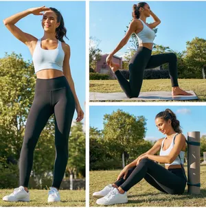 Black High-Waisted Leggings thumbnail 5