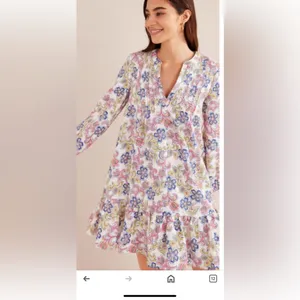 Boden floral tiered linen‎ dress. Size 4 thumbnail 6