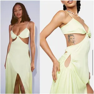 NWT‎ For Love & Lemons Toni Cut Out Maxi Dress Sz Small $297 thumbnail 3