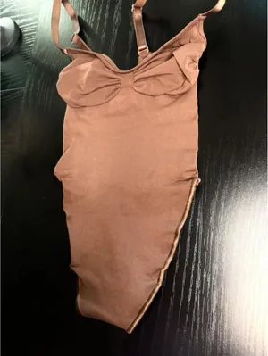 SKIMS Seamless Sculpt Thong Bodysuit Cocoa Brown Small NEW thumbnail 3