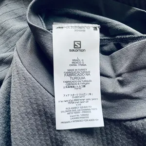 Salomon Essential Warm Top Base Layer Mock Neck Long Sleeve Size Large NEW thumbnail 9