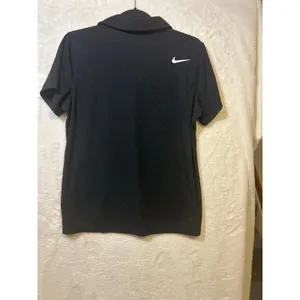 Nike Dri-FIT Women's Large Black‎ Golf Polo Shirt Celtic Logo thumbnail 9