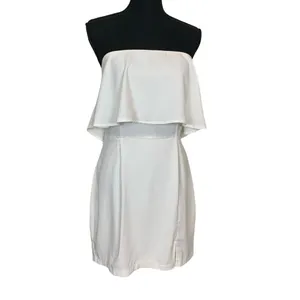 REVOLVE Superdown Catalina Ruffle Tube Mini Dress NWT SM White Cocktail thumbnail 3