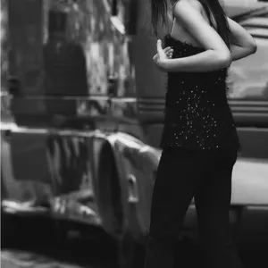 ZARA Fringe and Sequin Bustier Top thumbnail 4