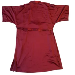 VICTORIA'S SECRET Kimono Robe Silky Satin Belt Pockets Interior‎ Tie Red Sz XS/S thumbnail 6