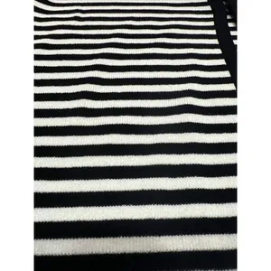 INC (Int’l Concept) Striped Cardigan W Stretch 3/4 Sleeve Back & White Womens M thumbnail 2
