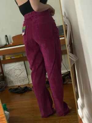 Women’s Berry Corduroy Straight Leg Jeans thumbnail 3