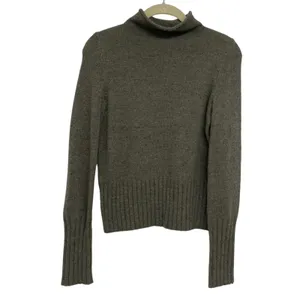 Madewell Olive Green Wool Rolled Mock Neck Pullover Sweater Womens XXS Winter thumbnail 2