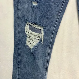 PacSun Distressed Denim Jeans Womens Blue High Rise Straight Leg Cotton‎ thumbnail 9