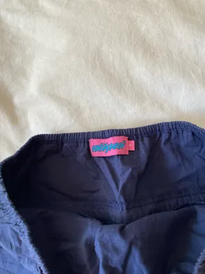 Edikted navy blue strapless top thumbnail 2