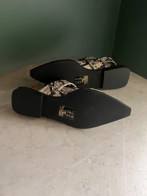 Ganni Wide Welt Buckle Ballerina Flats thumbnail 5