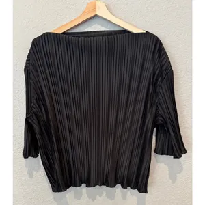 Reformation Spencer Knit Top In Black Size XL thumbnail 8