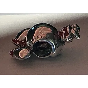Pandora Disney Minnie Mouse Charm ALE 925 Sterling Silver Red Enamel thumbnail 7
