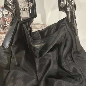 Lauren Ralph Lauren Black Slouchy Shoulder Bag thumbnail 3